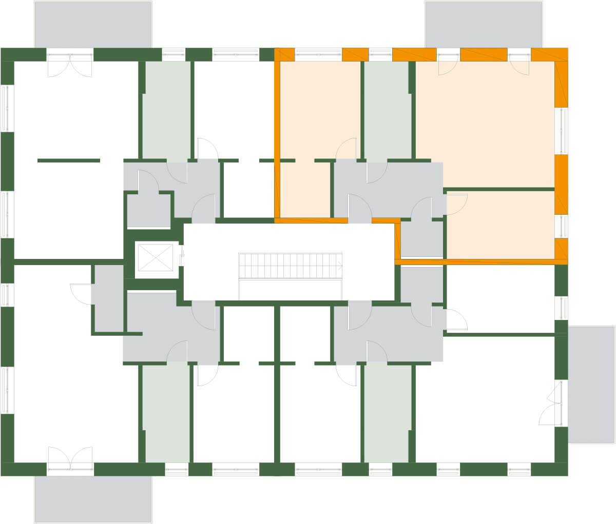 Haus A Geschossplan A-W2